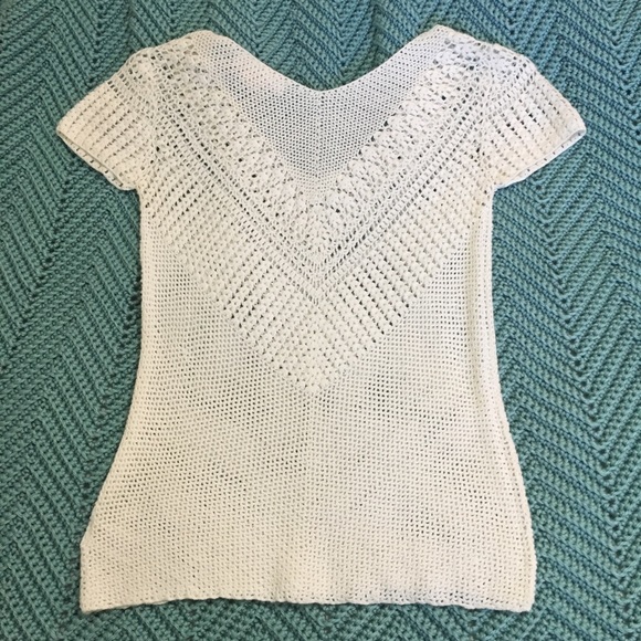 Off-White Crochet Top - Picture 2 of 5